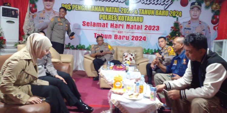 Silaturrahmi di Pos Pam Siring Laut Bersama Waka Polres Kompol Agus Rusdi Sukandar, SH., S.I.K., MH