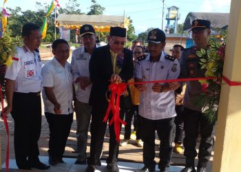Bupati H. Sayed Jafar Resmikan Pasar Desa Mandala Kelumpang Hilir Kotabaru