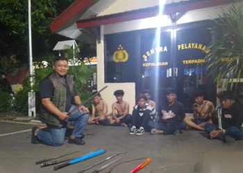 Patroli Cipkon Polsek Jatiuwung Gagalkan Rencana Tawuran Remaja di Cibodas