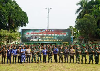 Dedy Yon Hadiri Apel Gelar Pasukan Pengamanan Pemilu 2024 Kodam IV/Diponegoro