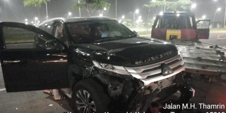Polisi Lakukan Olah TKP Insiden Laka Pajero Tewaskan 2 Orang Lakukan Towing di PIK