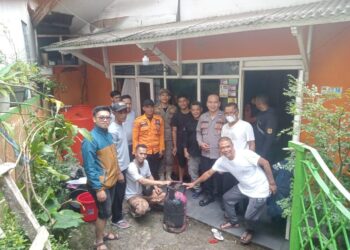 Polsek Cisarua Cek Lakukan Olah TKP Terkait Meledaknya Gas Elpiji Ukuran 12 KG