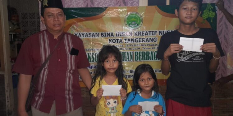 Yayasan Bina Insan Kreatif Nusantara Gelar Baksos Ramadhan Berbagi