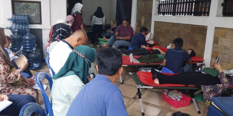 ASC dan PMI Kota Tangerang Gelar Donor Darah di Kec. Pinang