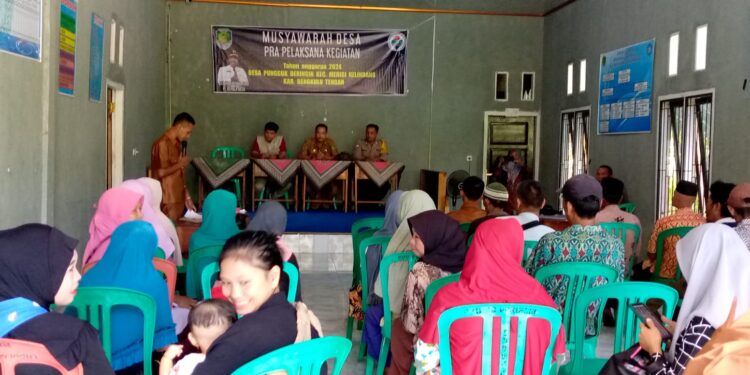 Pemdes Pungguk Beringin Realisasikan Beberapa Aitem Kegiatan Dana Desa