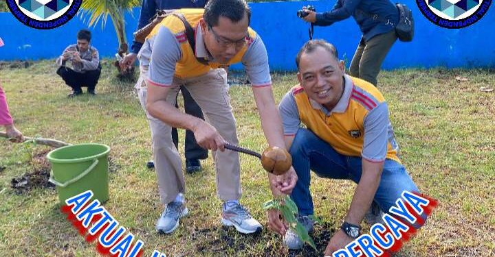 Maknai Hari Bhayangkara ke-78, Polres Tegal Kota Gelar Kegiatan Penanaman Pohon