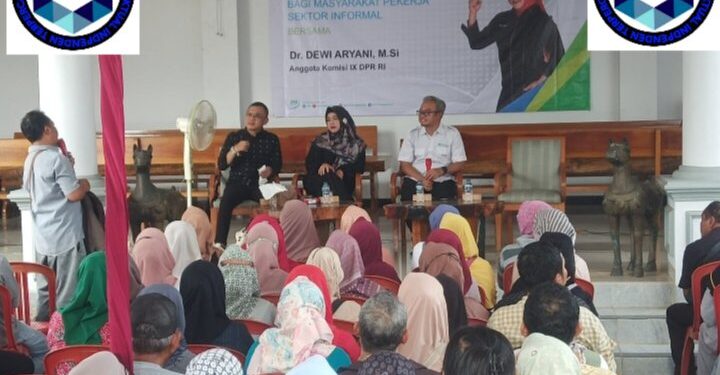 BPJS Ketenagakerjaan Bersama Dewi Aryani Gelar Sosialisasi Program BPJAMSOSTEK