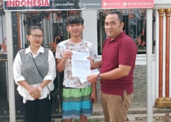 Bro Pedro Resmi Daftarkan Diri Sebagai Bacalon Walikota ke DPD PSI Kota Bekasi 