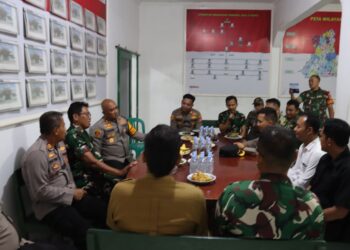 Ngariung Iman Ngariung Aman, Kapolres Serang Kunjungi Markas Koramil Kopo