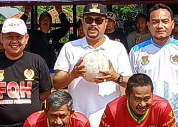 Camat Sepatan Resmi, Membuka Turnamen Sepak Bola Camat Cup 2024
