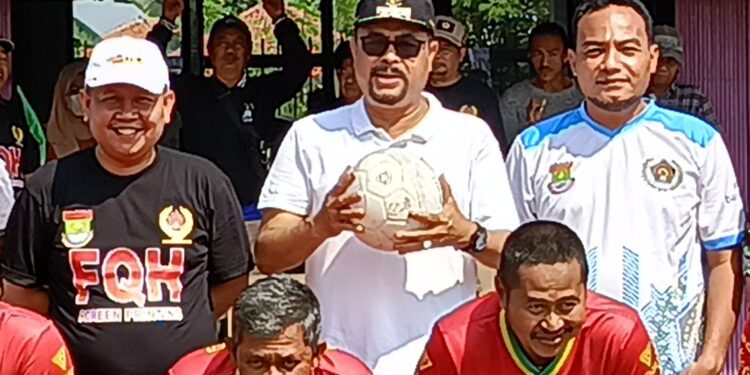 Camat Sepatan Resmi, Membuka Turnamen Sepak Bola Camat Cup 2024