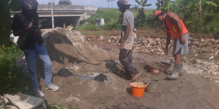 Kontruksi Rehabilitasi Jaringan Irigasi Diduga Asal-Asalan