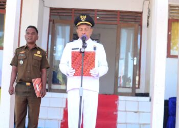 Welem Dimu Laga Jadi Inspektur Upacara HUT Ke-79 RI