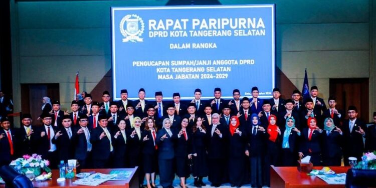 FWJ Indonesia Ucapkan Selamat dan Sukses Atas Pelantikan Anggota DPRD Tangsel periode 2024 – 2029