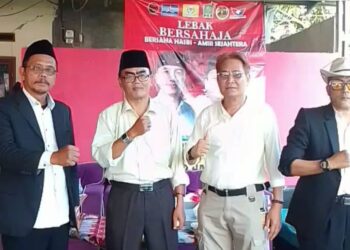 Sejumlah Relawan H. Dede-Virnie Beralih Dukungan Ke Hasby Jaya Baya-Amir Hamzah Menjadi Bupati Lebak