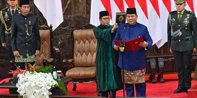 Prabowo Subianto dan Gibran Rakabuming Resmi Dilantik Sebagai Presiden dan Wakil Presiden RI