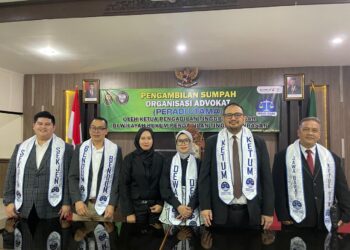 Berita Acara Sumpah Advokat Peradi Utama di Pengadilan Tinggi Denpasar