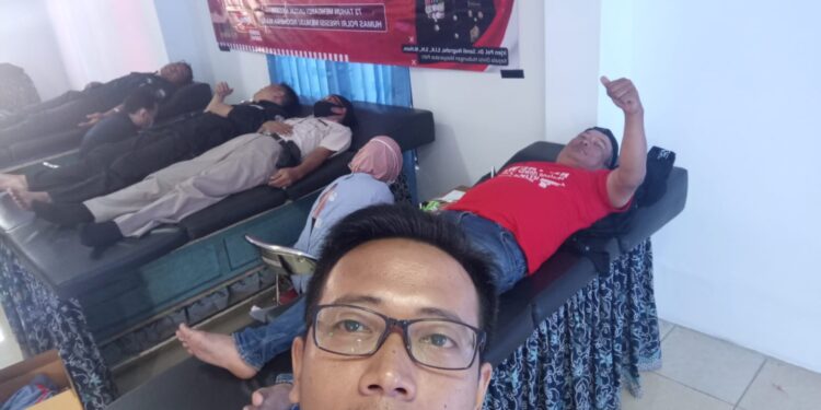 IWO Tegal Raya Donor Darah Polres Tegal Kota di HUT ke-73