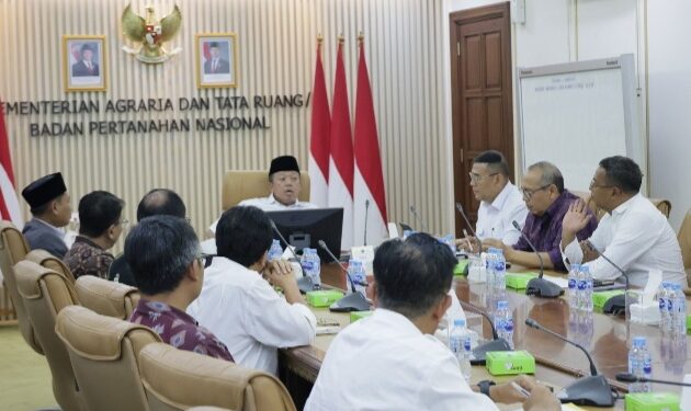 Terima Audiensi BIG, Menteri Nusron Perkuat Kolaborasi untuk Percepatan RTR dan PTSL