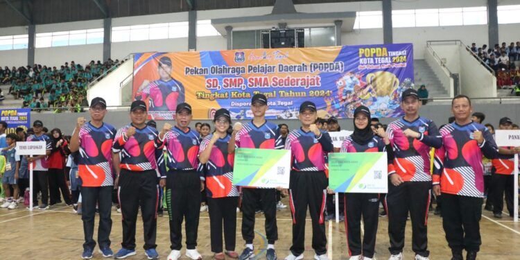 Popda 2024 Resmi Dibuka oleh Penjabat Sekda Kota Tegal