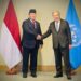 Presiden Prabowo Subianto Lakukan Pertemuan Bilateral Dengan Sekjen PBB 