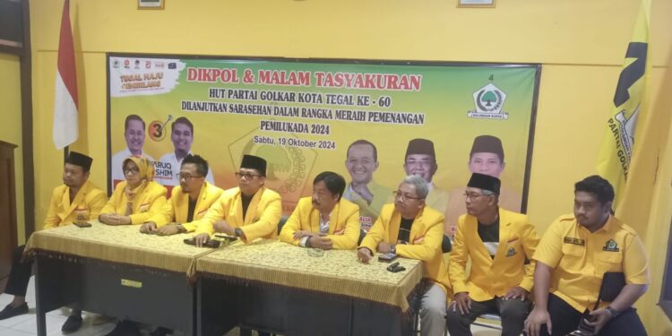 DPD Partai Golkar Kota Tegal Gelar Press Conference