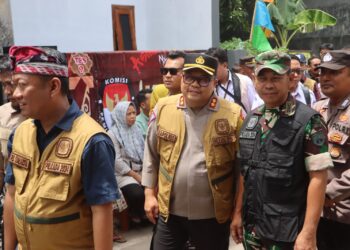 Pastikan Pemungutan Suara Berjalan Aman, Kapolres Tegal Kota Tinjau Pengamanan TPS