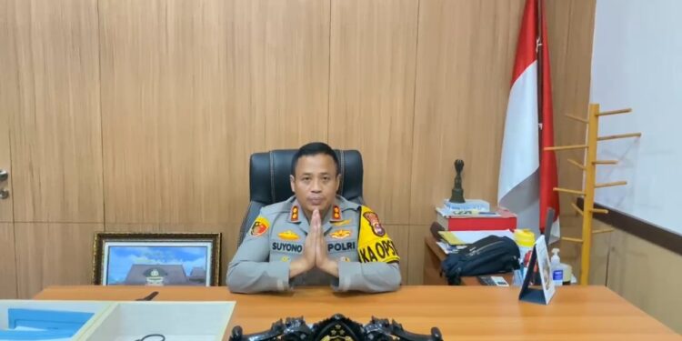 Kapolres Lebak Himbau Kandidat yang Menang Hitung Cepat Pilkada Kabupaten Lebak Tahun 2024 untuk Tidak Euforia