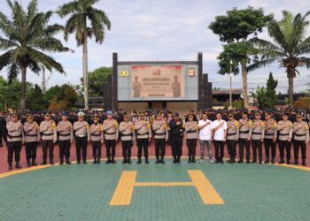 Polda Banten Gelar Apel Konsolidasi Pasca Pungut Hitung Pilkada 2024
