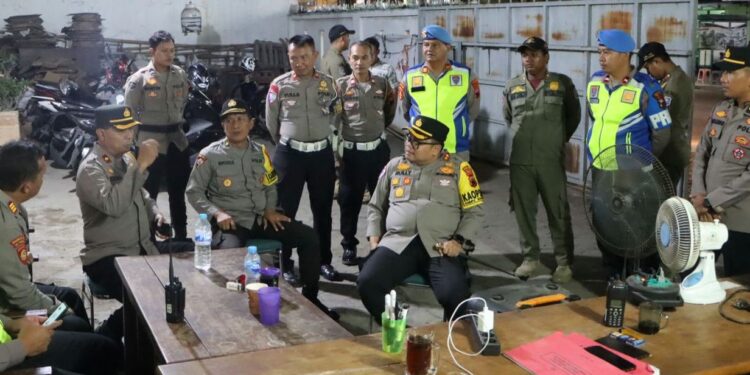 Pasca Pungut dan Hitung Suara di Kota Tegal, Personel Gabungan Terus Gelar Patroli Skala Besar