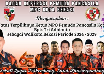 BKPP Kota Bekasi Ucapkan Selamat Kepada Tri Hadhiyanto dan Haris Bobiho 