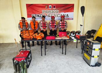 Antisipasi Bencana Banjir dan Longsor, Polres Lebak Siagakan Posko Siaga Bencana
