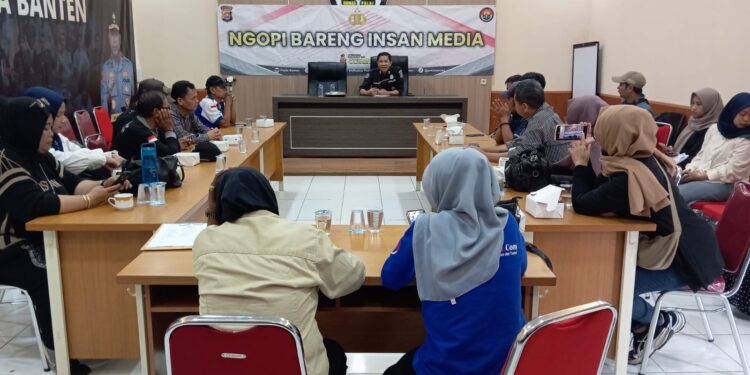 Bidhumas Polda Banten Gelar Kemitraan Silaturahmi dan Diskusi Bersama Insan Media