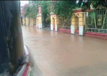Warga Kampung Keong Desa Cikatapis Mengeluh Banjir, Tidak Ada Tindakan Dari Pihak Desa Saat Musim Hujan