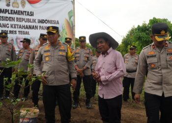 Polres Tegal Dukung Program Pemerintah Mewujudkan Swasembada Pangan