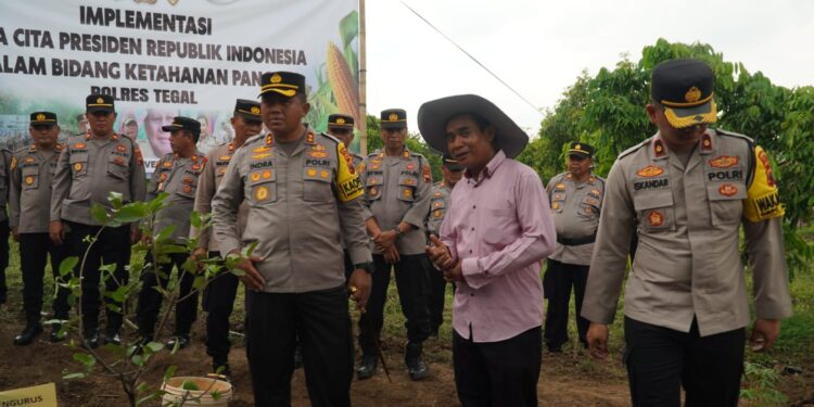 Polres Tegal Dukung Program Pemerintah Mewujudkan Swasembada Pangan