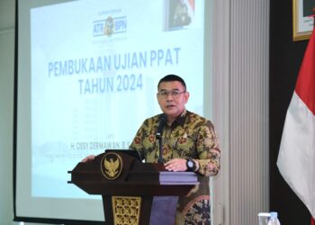 Wamen Ossy Harapkan PPAT Turut Dukung Layanan Pertanahan yang Adil, Merata, dan Berkesinambungan