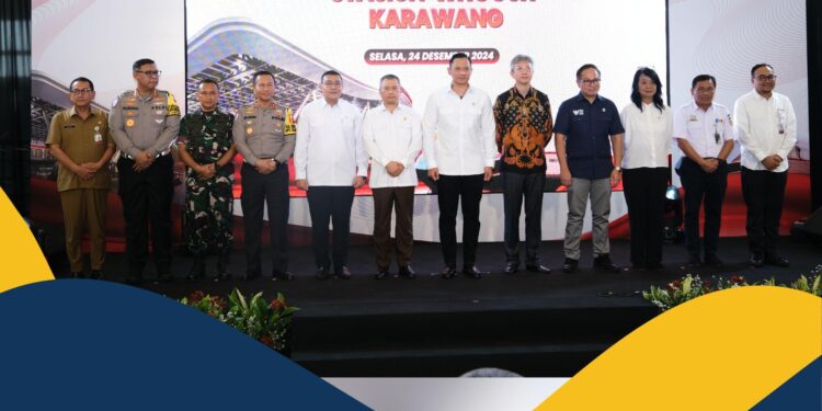 Wamen Ossy Hadiri Peresmian Stasiun Whoosh Karawang