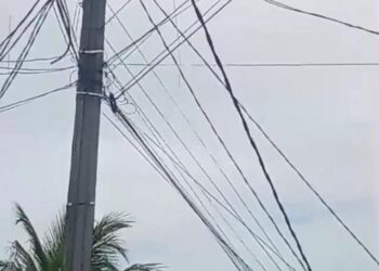 Penarikan Kabel Wi-Fi, Di Wilayah Kecamatan Cibadak Dilakukan Malam Hari, Sumber Menyebut Oknum Pengusaha Berinisial (YA)