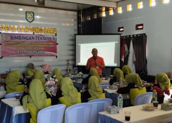 Pemdes Bandung Baru Melakukan Kegiatan Bimtek Posyandu