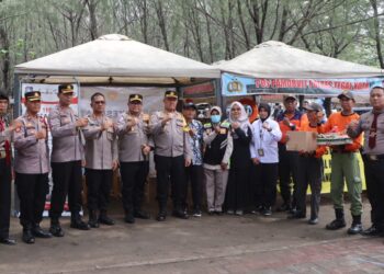 Pastikan Keamanan Bagi Pengunjung, Tim Polda Jateng Cek Kondisi Pantai Alam Indah