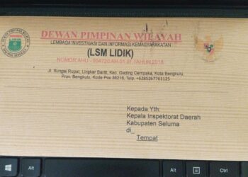 Dana Desa Padang Capo Ilir Di Soroti Lembaga Swadaya Masyarakat (LSM Lidik)