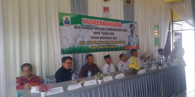 Desa Jagabaya Melaksanakan Musyawarah Rencana Pembangunan Desa (Musrembangdes ) Tahun 2025-RKPD Tahun 2026