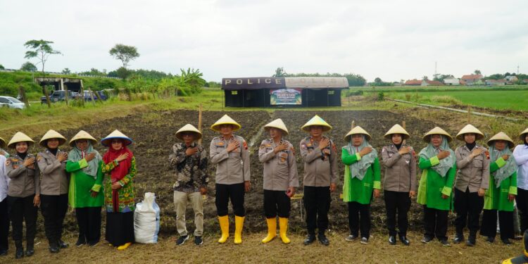 Polres Tegal Gelar Penanaman Jagung Serentak 1 Juta Hektar di Desa Karangjati
