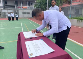 Rutan Batam Laksanakan Penandatangan Komitmen Bersama Pembangunan ZI Tahun 2025 dan Pakta Integritas