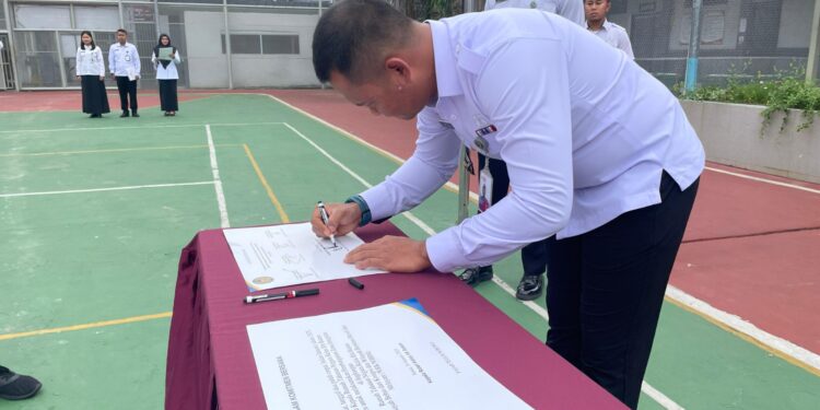 Rutan Batam Laksanakan Penandatangan Komitmen Bersama Pembangunan ZI Tahun 2025 dan Pakta Integritas