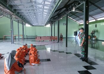 Dandenma Brigif 4/DR Sambut Kunjungan Anak-Anak TK Pertiwi Kramat