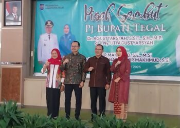 Lepas Sambut Pj.Bupati Tegal: Agustyarsyah dan Amir Makhmud Resmi Ngemban Tugas Kepemimpinan
