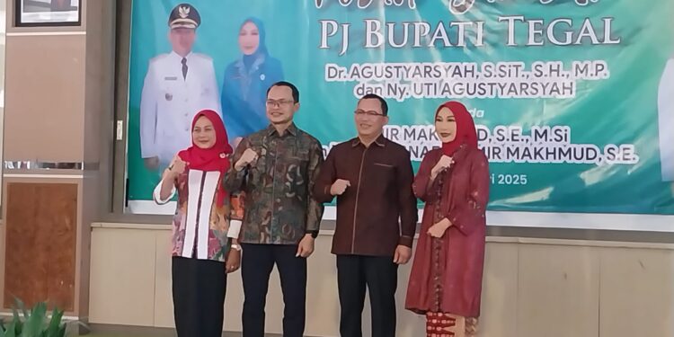 Lepas Sambut Pj.Bupati Tegal: Agustyarsyah dan Amir Makhmud Resmi Ngemban Tugas Kepemimpinan