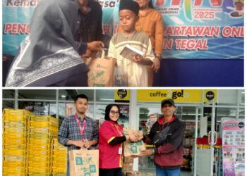 Jalin Sinergitas, Alfamart Berikan Dukungan Kepada IWO Kabupaten Tegal Dalam Peringatan HPN 2025